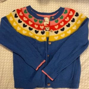 Mini Boden Hearts Sweater
